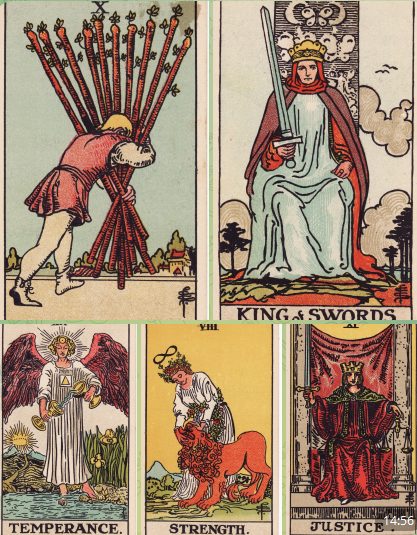 этичный расклад таро на другого человека - схема "Мое зеркало в отношениях"