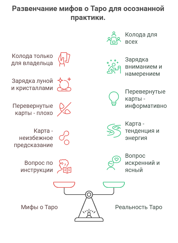 Карты таро правила обращения с колодой - разбор мифов для начинающих.