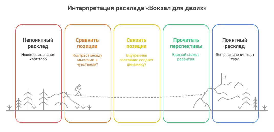 Расклад вокзал для двоих таро схема толкование - чек-лист по интерпретации.