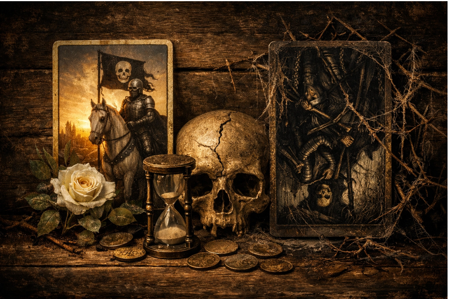 Толкование перевернутой карты Смерть в Таро в сравнении с прямым положением.