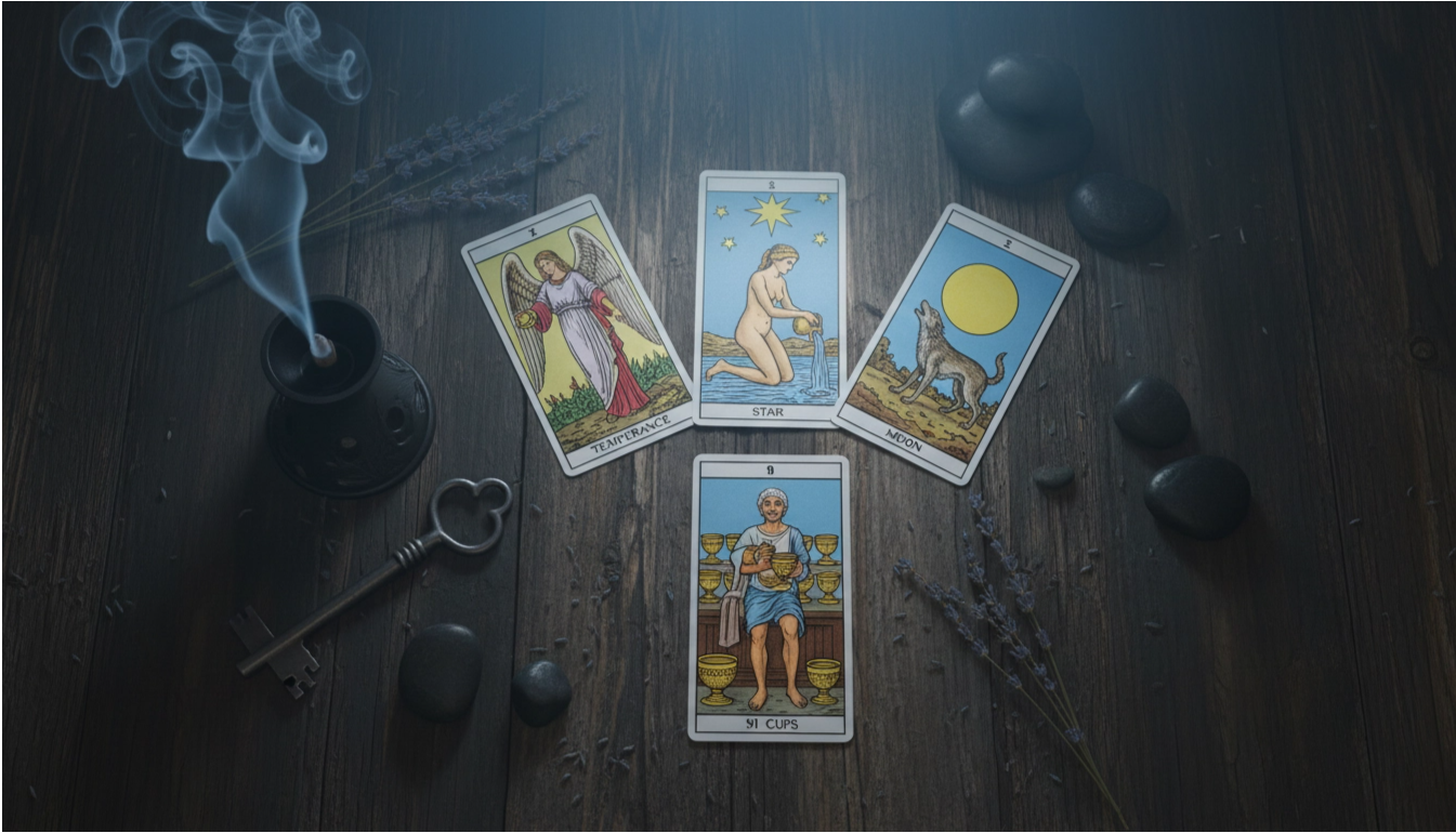 «Расклад и медитация на карту Звезда Таро — практика для вдохновения».