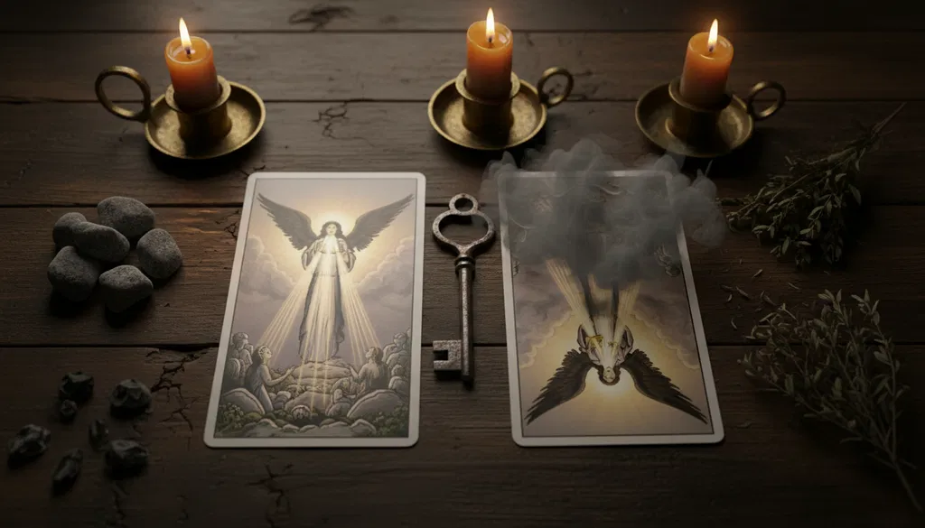 Прямое и перевернутое значение карты Суд в Таро в разных сферах жизни.