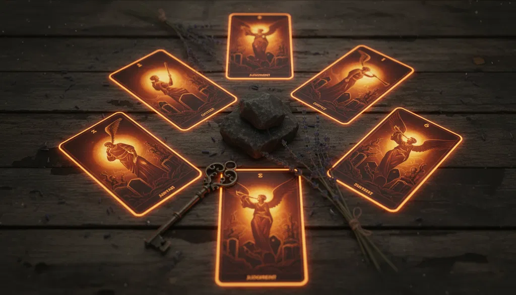 Расклад на картах Таро Ответ на Зов для карты Суд.