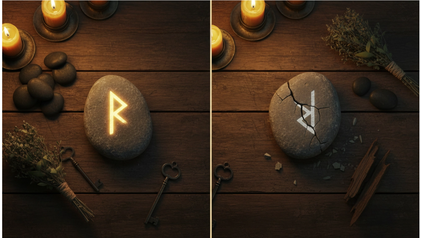 как толковать руну райдо - чек-лист для анализа прямого и перевернутого значения пути.