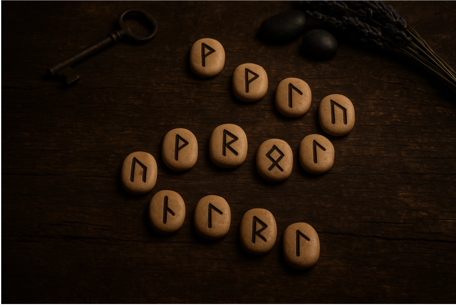 расклад руны дорожная карта с райдо - схема для принятия решений о пути и движении.