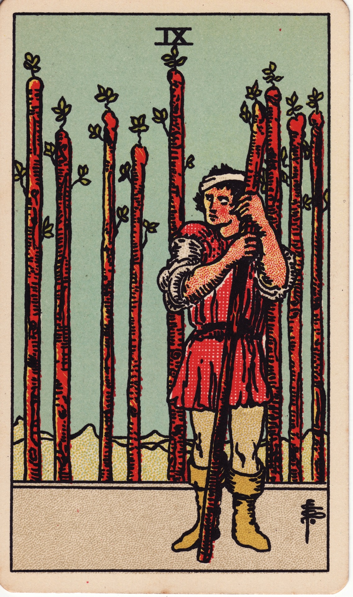 Девятка жезлов