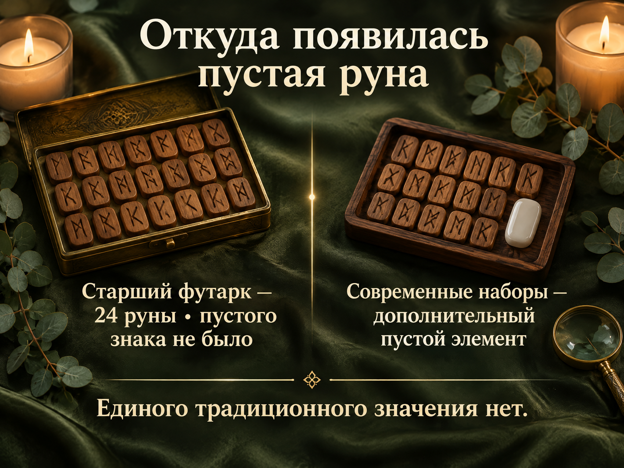 происхождение пустой руны и её место в современных наборах