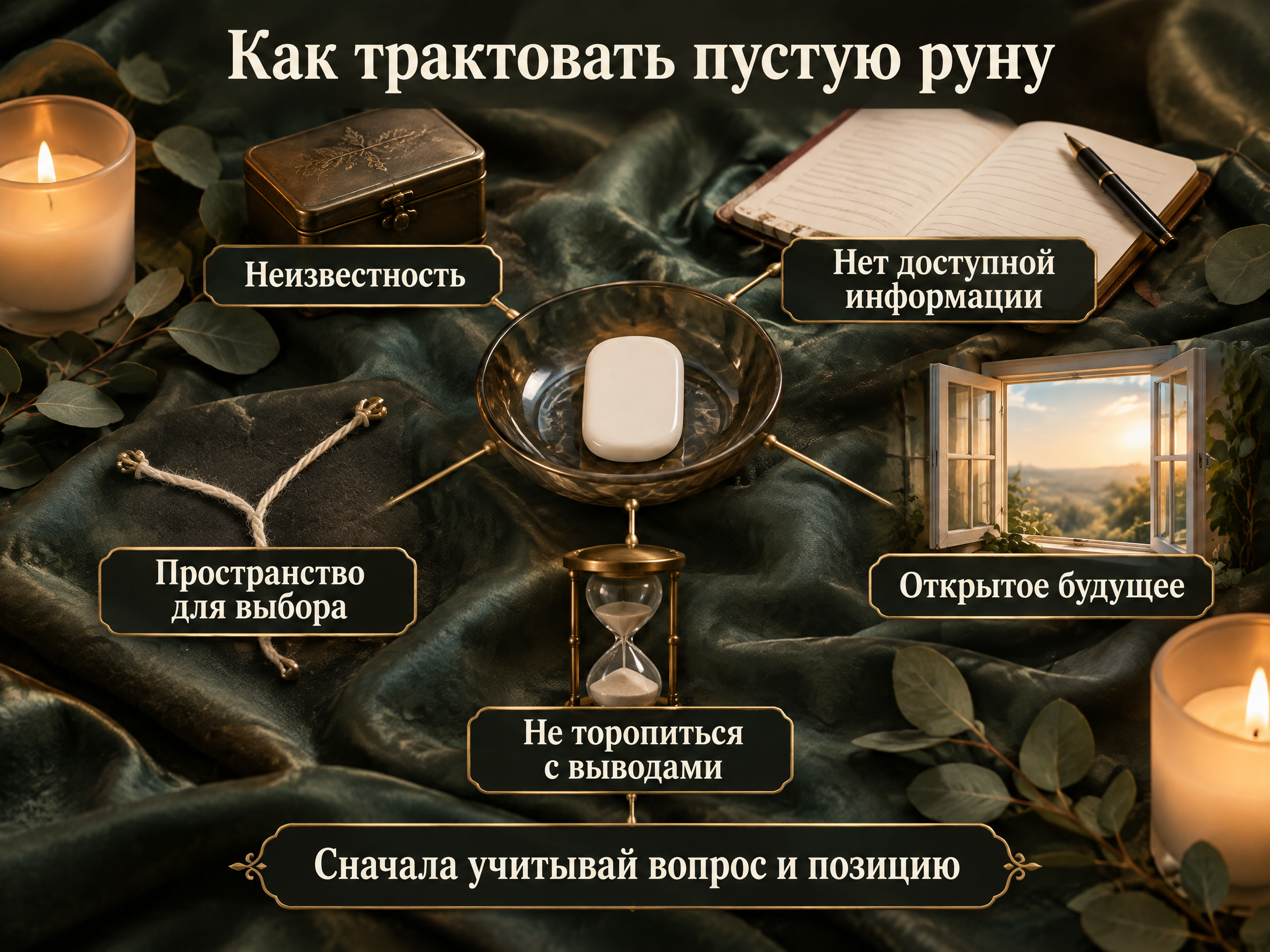 упражнение «Пустая руна как работа с неопределённостью