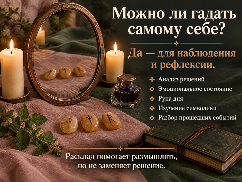 ситуации, для которых самостоятельное гадание подходит лучше всего